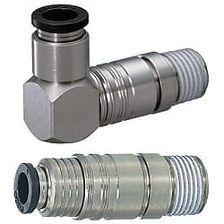 Quick-Fitting Joints For Mold Cooling -Separate Plugs・Sockets/ (Heat-Resistant 99degree Series) /Sets- (M-AKL08-801)