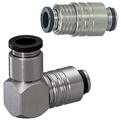 Quick-Fitting Joints For Mold Cooling -Separate Plugs・Sockets/(Heat-Resistant 99degree Series) /Plugs- (M-AKLP10-8P)
