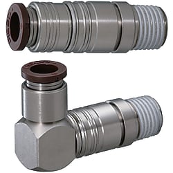Quick-Fitting Joints For Mold Cooling -Separate Plugs・Sockets/(Heat-Resistant 120degree Series)/Sets- (M-120AKL10-1003)