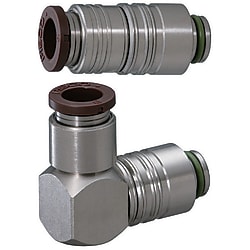 Quick-Fitting Joints For Mold Cooling -Separate Plugs・Sockets (Heat-Resistant 120degree Series)/Plugs- (M-120AKCP08-6P)