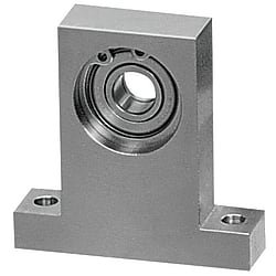 Bearings with Housings - Low Dust Raise Greased, T-Shaped, Retained
