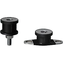 Electroconductive Antivibration Rubber Mounts/One End Threaded/One End Tapped