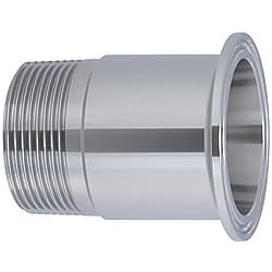 Sanitary Piping Conversion Fitting, Male Thread Type, SUS304, Ferrule Type (SNZFA1.5S-8)