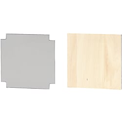 Double-Sided Melamine Resin Glued Laminated Plywood / Laminated Plywood
