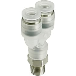 One-Touch Couplings for Clean Applications - Branch Y (PPSCY10-2)