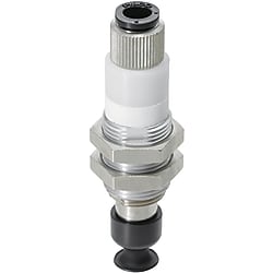 Suction Cup Fittings Soft/Soft Bellows Type, Vacuum Cylinder Type (M Shape) (MVCMN10)