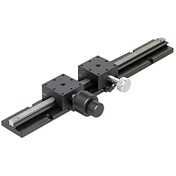 [High Precision] X-Axis Dovetail Slide, Rack & Pinion - X-Axis, Long Stroke (100, 200, 300, 400mm) Block Combination (XLARGE4-A-A-A)