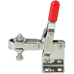 Toggle Clamp, Vertical Type, Flange Base, Clamp Bolt Adjustable, Clamping Force 1,470 N (MC04-8)