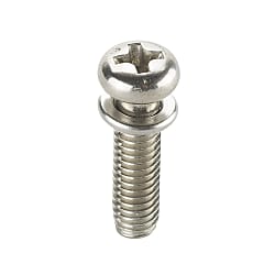 Cross-Head Pan Head Screw With Captive Washer - Single Item / Small Box, SW Built-in (WSET5-8)