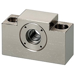 Support Units - Fixed Side, Square <Cost Reduction> - Fixed Side Radial Bearing Type (Economical, for Low Speed Applications) (BSWZM1223)
