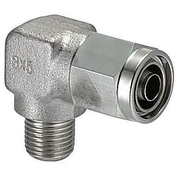 Couplings for Tubes - Nut and Sleeve Integrated Type - Half Elbows (MCUNE10-4)