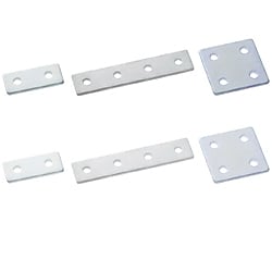 [Clean & Pack]6 Series (Slot Width 8 mm) - Sheet Metal Plates for Aluminum Extrusions, Square Type (SHD-SHPTSS6-SET)
