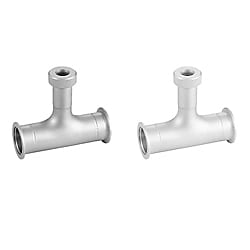 [Clean & Pack]Fittings for Vacuum Plumbing - Nipples with Gauge Ports (SL-FRNWGP40-15)