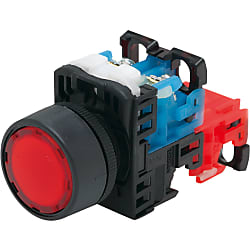 Illuminated Pushbutton Switch Mounting Hole φ22 (PL2CPA11-Y)