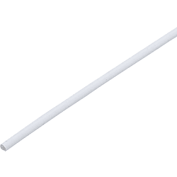 Heat-Resistant Silicone Tube (Glass Braid, Silicone Rubber), White (TUBSE-2-10)