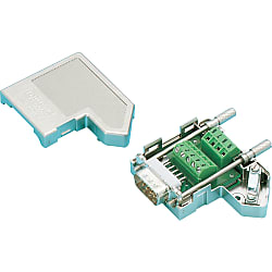 Screw-lock/Press Contact D-sub Connector (with Integrated Terminal Block) (SUBCON9F-SH)