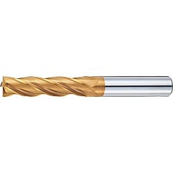 TSC series carbide square end mill, 4-flute / 4D Flute Length (long) model (TSC-EM4L10)