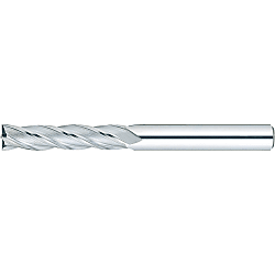 Carbide square end mill, 4-flute / 4D Flute Length (long) model (SEC-PEM4L2.5)