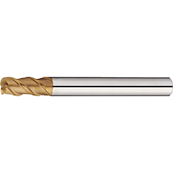 TSC Series Carbide Compound Radius End Mill for High-Speed Feed Machining/3-Flute/45° Spiral/Short Type (TSC-MCR-HFEM3S4)