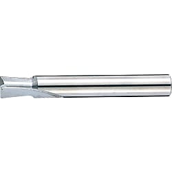 Cutter for Sprue/Runner Lock, Reverse Taper / 2-flute / Straight Edge