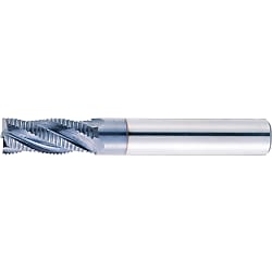 TiCN Coated Powdered High-Speed Steel Roughing End Mill, Short, Center Cut (VPM-RFPS13)