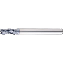 TiCN Coated Powdered High-Speed Steel Roughing End Mill, Short, Long Shank, Center Cut (VPM-RFPLS14)