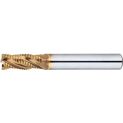 AS Coated High-Speed Steel Roughing End Mill, Short, Center Cut