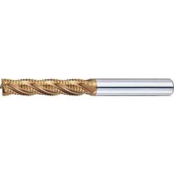 AS Coated High-Speed Steel Roughing End Mill, Long, Center Cut (AS-RFEML35)