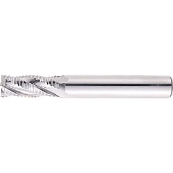 High-Speed Steel Roughing End Mill, Short, Center Cut / Non-Coated Model (RFEMS16)