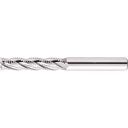 High-Speed Steel Roughing End Mill, Long, Center Cut / Non-Coated Model (RFEML30)