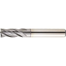 TiCN Coated Powdered High-Speed Steel Square End Mill, 4-Flute, Short (VPM-EM4S8.5)