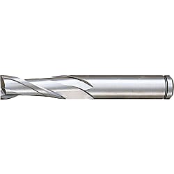 Powdered High-Speed Steel Square End Mill, 2-Flute / Regular / Non-Coated Model (PM-EM2R6)