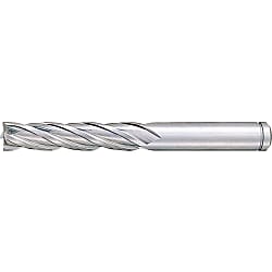 Powdered High-Speed Steel Square End Mill 4-Flute / Long / Non-Coated Type (PM-EM4L5)