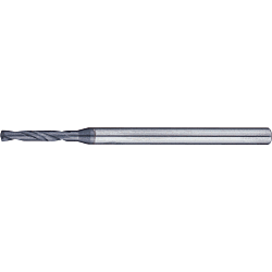 TiAlN Coated Carbide Small-Diameter Drill, 0.01 mm / 0.05 mm Unit Diameter Designation Model (TAC-MS-ESDR1.34)
