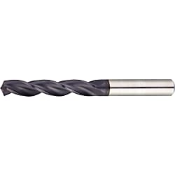 TiAlN Coated Carbide Drill for Cast Iron Machining, 3-Flute / Regular (TAC-FCESD3R10)