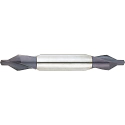 TiAlN Coated Carbide Center Drill, 60° Chamfering Model / Regular, Long (TAC-CTDA3)