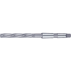 High-Speed Steel Spiral Machine Reamer, Right Blade with 12°Left Spiral, 0.01 mm Unit Designation (SPMR-4)
