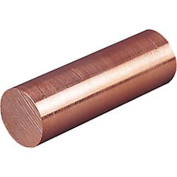 Oxygen-Free Copper Electrode Blank Round Bar Type (1 Piece Unit) (CUOF-R-45-40)