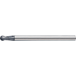 MRC Series Carbide Ball End Mill, for Heat-Treated Steel Machining, 2-Flute / Short Model