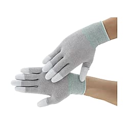 Fitting Anti-Static Gloves (Fingertip Polyurethane Coating) 10 Pairs