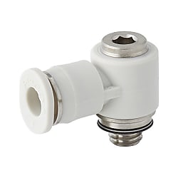 For General Piping, Mini-Type Tube Fitting, Hex Socket Head Universal Elbow (POL6-M5MW)