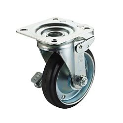 JK-S Swivel Wheel (Swivel Rigid Type) Plate Type (WJK-150S)