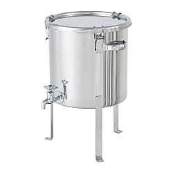Stainless Steel Airtight Container With Faucet And Flat Steel Legs [CTH-W-FL] (CTH-W-FL-24)