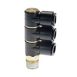 Touch Connector FUJI Triple Banjo (Resin) (10R-03D3)