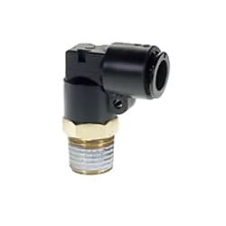 Touch Connector FUJI Male Elbow (Plastic) (4R-M5ML)