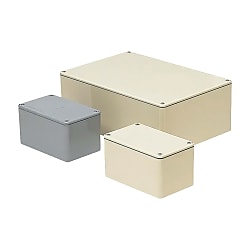 กล่องอะลูมิเนียม/กล่องพลาสติก, กล่องพูลบอกซ์กันน้ำ (ฝาแบน), สี่เหลี่ยมผืนผ้า (ไม่มีช่องเจาะรู) (PVP-403525AM)