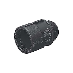 Connector (For PF Pipe) G Type With Cap Black (MFSK-28GK)