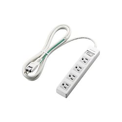 3-Pin Plug Compatible Power Strip With Batch Switch
