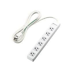 Power Strip Compatible With 3-Pin Plug (With Magnet) (T-T1B-3625WH)