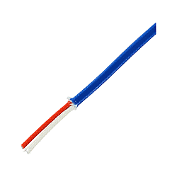 Thermocouple K Type 150°C Heat Resistant Glass Coated Compensation Cable WX-H (WX-H 4/0.65X1P-30)
